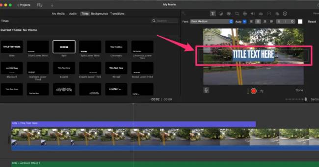 How To Add Text To An IMovie Video